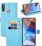 Book Case - Motorola Moto E7 Power / E7i Power Hoesje - Lichtblauw