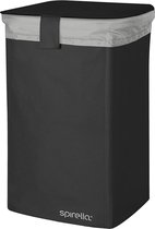 Wasmand Zwart-Spirella 10.1786 Classic Wasserij Mand-Black - (WK 02122)