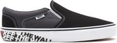Vans MN Asher Heren Sneakers - Black/White - Maat 44.5