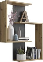 Ipari Wandrek Olivier 65 x 85 cm Antraciet - Hout