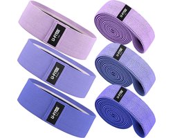6 Delige Resistance Band Set - Weerstandsbanden set - Fitness elastiek set - Elastieken - Weerstandsband - Fysiotherapie -Yogaband - Pilatesband - Yoga - Pilates