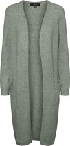 VERO MODA VMDOFFY LS LONG OPEN CARDIGAN GA Dames Vest - Maat S