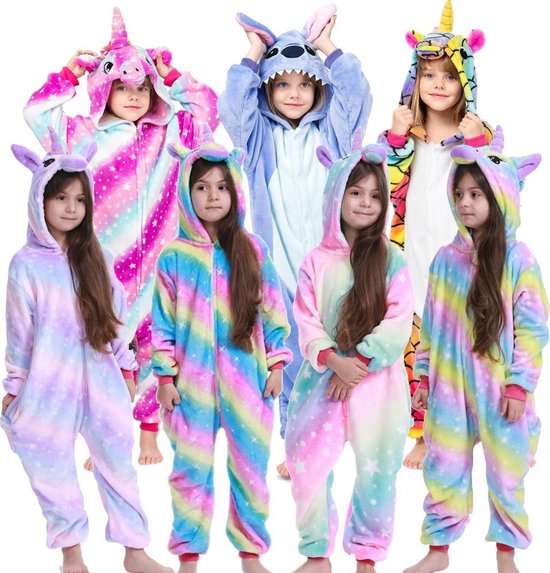 WiseGoods Luxe Unicorn Onesie - Unicorn - Filles - Soirée à thème - Soirée  pyjama -... | bol.com