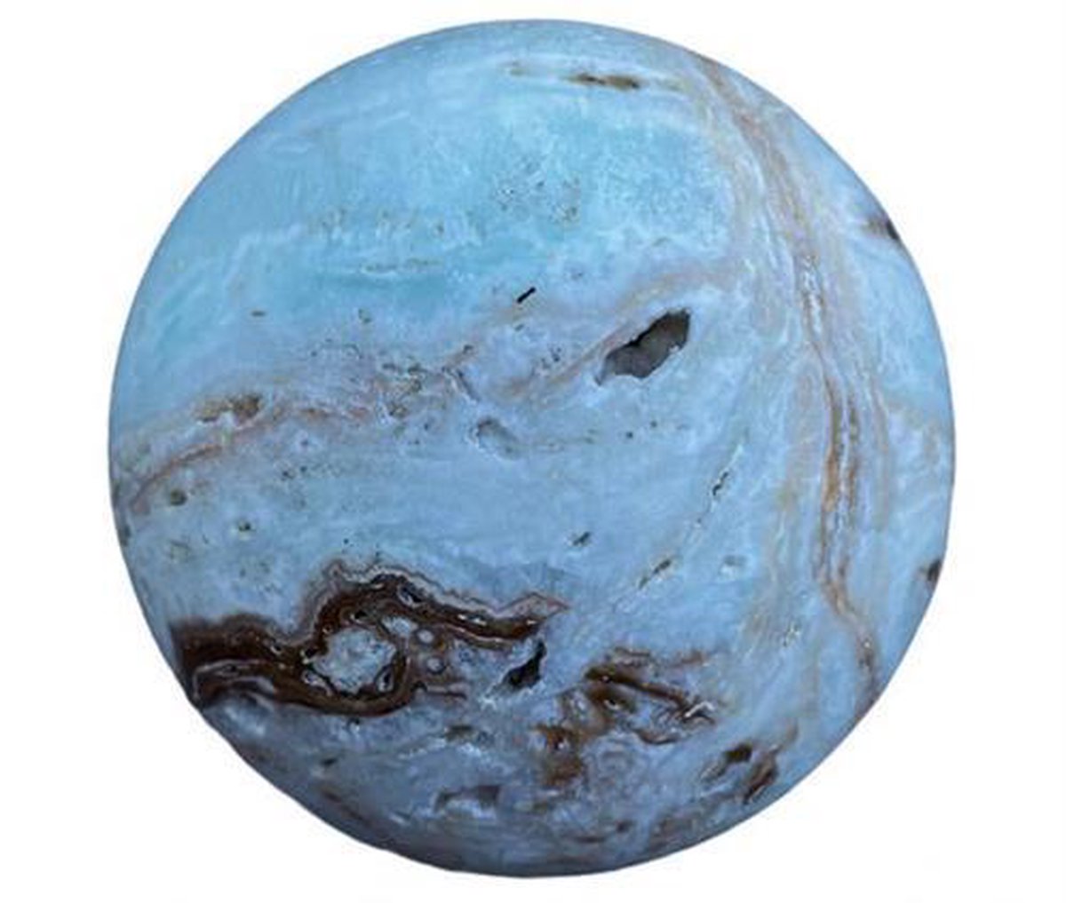 Caribisch Blauwe Calciet Bollen Medium