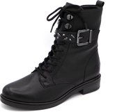 Remonte Dames Veterboot D8382-01 Zwart - Maat 42