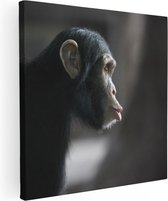 Artaza - Peinture sur toile - Singe étonné du côté - 40 x 40 - Klein - Photo sur toile - Impression sur toile