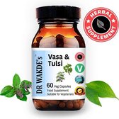 Dr Wakde’s Vasa & Tulsi (heilige basilicum) - longfunctie / luchtwegen- Capsules 60 stuks