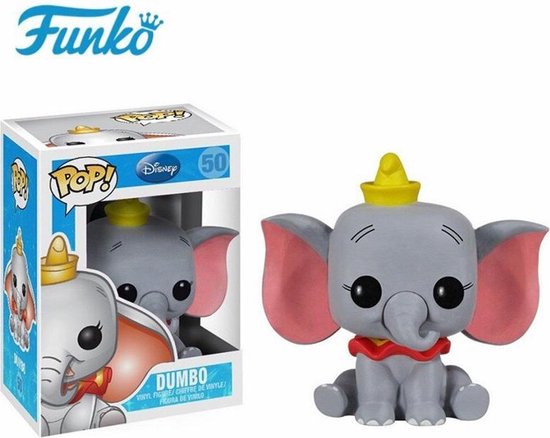 Funko POP Dumbo - Funko pop Disney - Olifant - Dumbo Poppetje- Vinyl - Actiefiguur - Verjaardagscadeau - Collectors Item - #50 Funko POP Dumbo - Funko pop Disney - Olifant - Dumbo Poppetje- Vinyl - Actiefiguur - Verjaardagscadeau - Collectors Item - #50