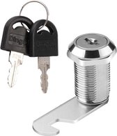 Kantelslot met twee sleutels – lockerslot – slotje met sleutels – stevig slot brievenbus - 16mm
