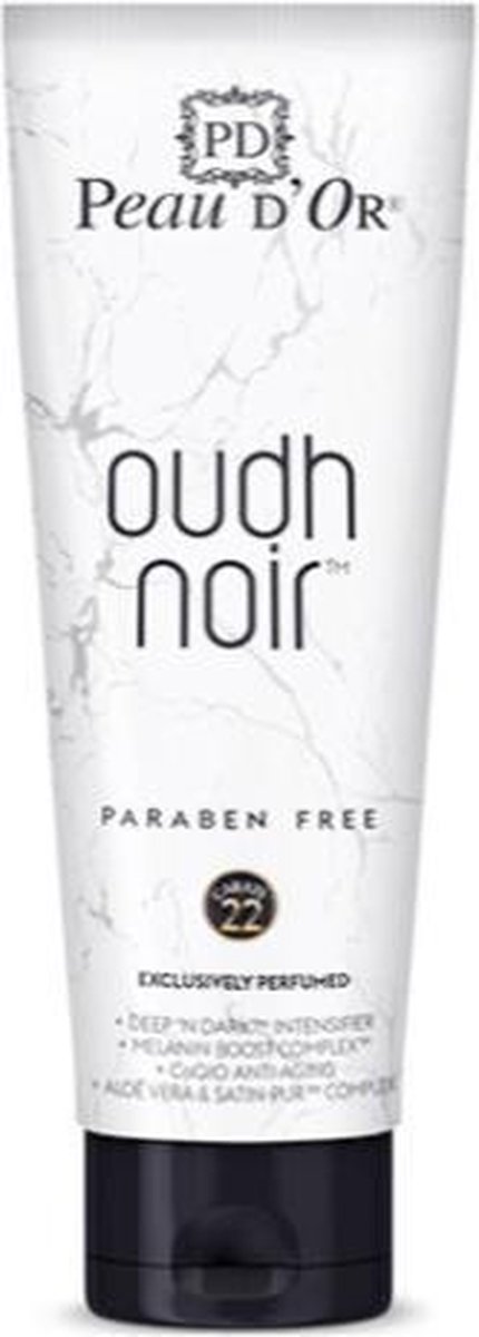 Peau D'or zonnebankcreme, Oudh Noir™ - Exclusieve Parfum geur! (15ml)