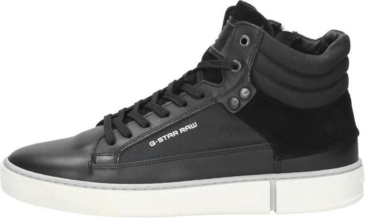 G-Star Raw Ravond Mid Bsc M Hoge sneakers - Leren Sneaker - Heren - Zwart -  Maat 41 | bol.com