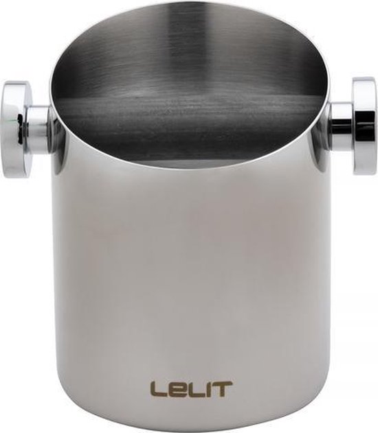 Lelit PLA360S Knock box with brush and cloth Uitklopbak met borstel