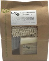 DIYS Soap - Zero Waste Beauty Starter Kit - Zeep & Bodylotion Bar - Zeepzakje - Herbruikbare Make-up Pads - Cadeau