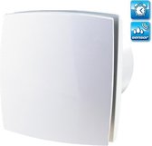 Ventilateur silencieux pour salle de bain avec capteur dhumidité et minuteur Anthracite Ø 150 mm 
