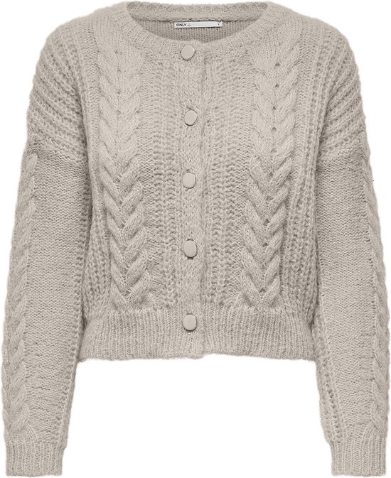 Cardigan ONLY Onltilda – Manches Courtes, Col Rond, Tricot Léger Pour Femme, Printemps-été, Style Décontracté