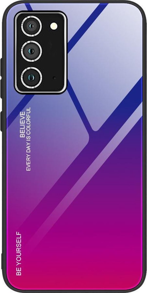 Cover voor Samsung Galaxy A52 met tempered glass achterzijde
