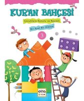 Kur'an Bahçesi 3 Çocuklara Konulu ve Resimli Bir Ayet Bir