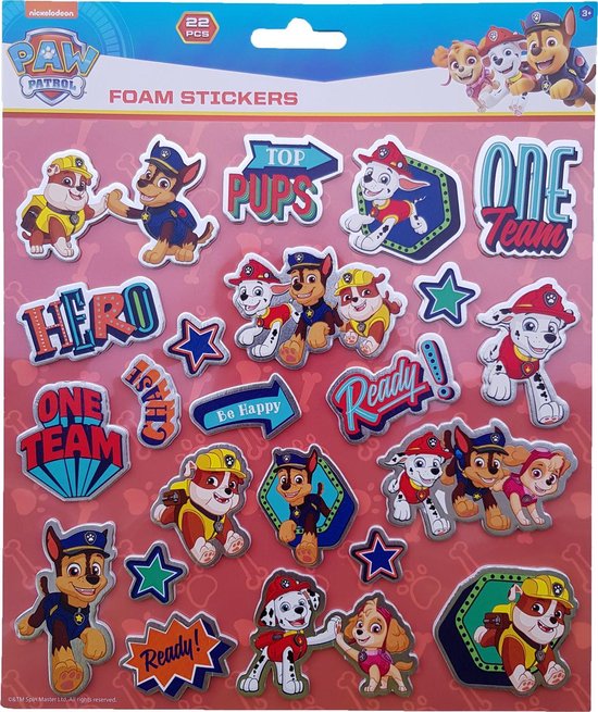 Hello Kitty Foam Stickers +/ 22 Stickers