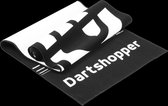 Dartshopper Tapijt Dartmat, 285 x 80 cm, Professioneel darttapijt Bescherming Vloer & Dartpijlen, Zwarte vloerbescherming voor darten