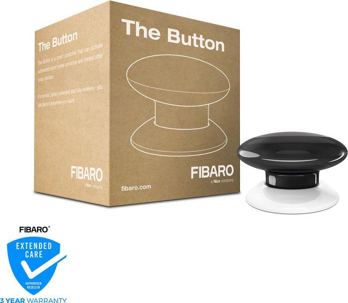 FIBARO The Button - Scène schakelaar - Zwart
