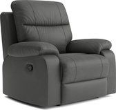 Relaxfauteuil RELAXLUX Leder Grijs/Antraciet