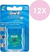 Oral-B - Satin Floss - Flosdraad - 12 x 25M - Voordeelverpakking