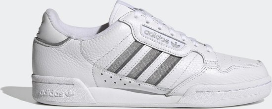 Adidas - maat 40- Continental 80 Stripes W Dames Sneakers - White-Grey |  bol.com