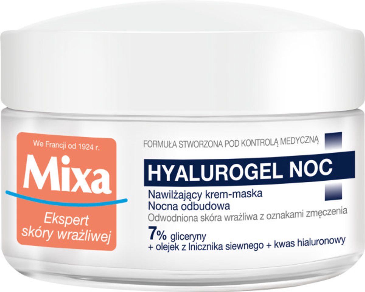 Hyalurogel Vochtinbrengend nachtmasker 50ml