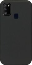 ADEL Siliconen Back Cover Softcase Hoesje Geschikt voor Samsung Galaxy M30s/ M21 - Zwart