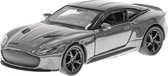 auto Aston Martin jongens 12 cm die-cast pull-back grijs