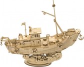modelbouwpakket Fishing Ship 15,8 cm hout 104-delig