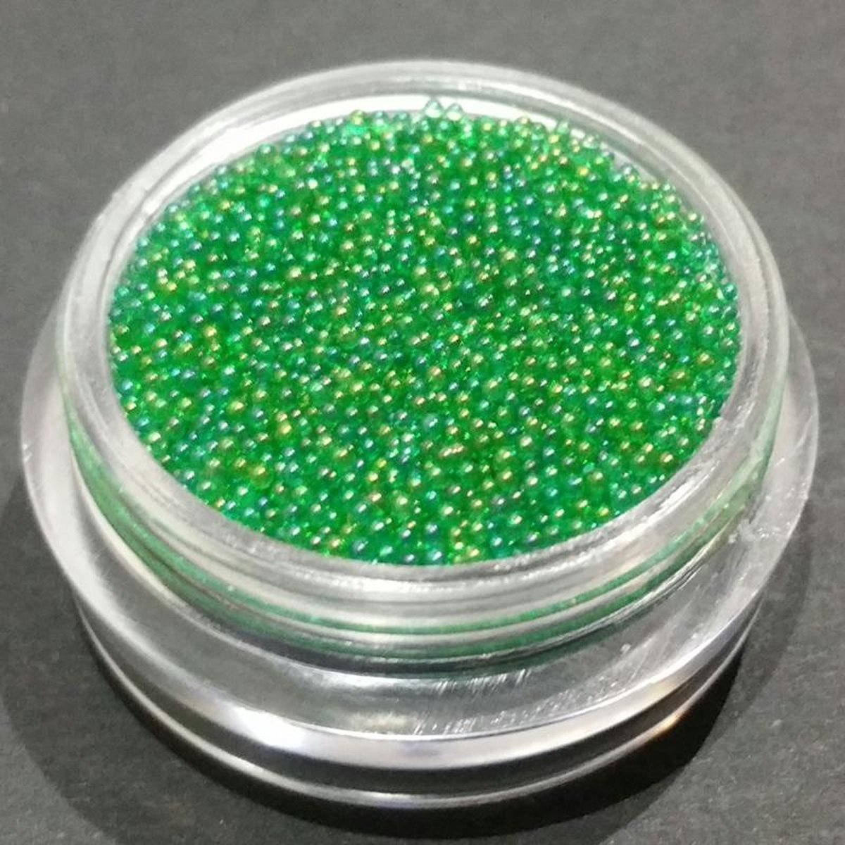 Goedkoopste Nailart Caviar Beads - Kaviaar Nagels - Korneliya caviar Holografisch Emerald