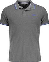 Superdry Poloshirt Tipped Polo M1110253a 6gr Rich Charcoal Marl/royal Mannen Maat - XL