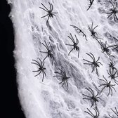 The Twiddlers - Grote set – Halloween spinnenweb decoratie set – Bevat 120 gram zuiver spinnenweb Plus 25 kunststoffspinnen spinnen – Perfecte spinnenweben decoratie voor feestjes