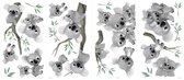 muurstickers koala's vinyl 20 stuks