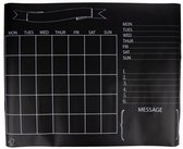 maandkalender krijtbord 58 x 89 cm rubber zwart