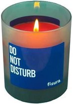 kaars Do Not Disturb 7,5 x 12 cm wax rood