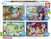 EDUCA - Disney 4-in-1 multi-puzzel