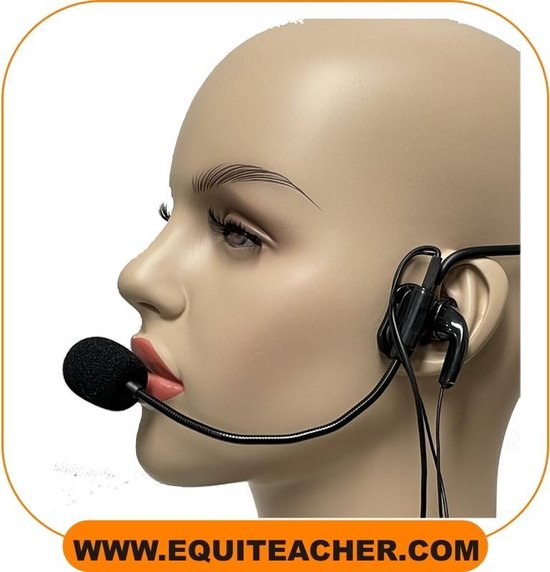 Micro-casque Equiteacher/écouteur pour jeu d'instructions avec fonction  talk-back