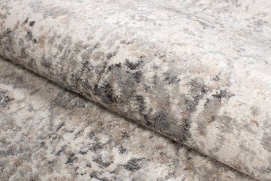 Tapiso Valley Rug Salon Chambre Grijs Cadre Design Vintage Fleurs Durable Home Decor Haute Qualité Tapis Taille - 80x150