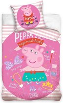 Peppa Pig Dekbedovertrek - Eenpersoons - 140 x 200 cm - Multi - Copy
