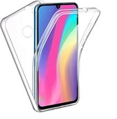 iParadise Huawei P Smart Plus 2019 Hoesje 360 en Screen Protector in 1 - Huawei P Smart 2019 Plus Case 360 graden Transparant