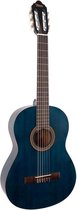 (2e-kans) Klassieke gitaar 4/4 Valencia Series 200 Transparant Blauw