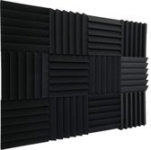Akoestische panelen - geluidsisolatie - studioschuim - zelfklevend - noppenschuim - isolatieplaten - 50mm - 12 stuks