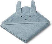 Albert Hooded Towel Albert Hooded Baby Towel Rabbit Sea Blue | Liewood