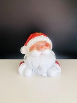 Kerstman #8 - 28 cm - polyester - glitters - polyresin - polystone - kunststof - decoratiefiguur - interieur en tuin - geschikt voor binnen en buiten - cadeau - geschenk - kerstcol
