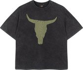 Alix the label Oversized Bull T-shirt Zwart  dames maat S