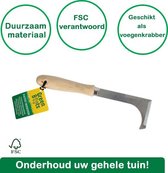 Duurzaam Onkruidwieder tuingereedschap - Voegenkrabber - Onkruidkrabber FSC- verantwoord hout