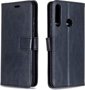 Portemonnee Book Case Hoesje Geschikt voor: Motorola Moto E6S & Moto E6i -  zwart