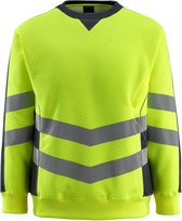Mascot sweatshirt Wigton fluorgeel/donkermarine